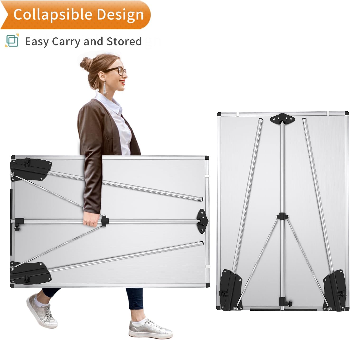 Thumbnail 3 de Viz-Pro Flipchart Easel Whiteboard