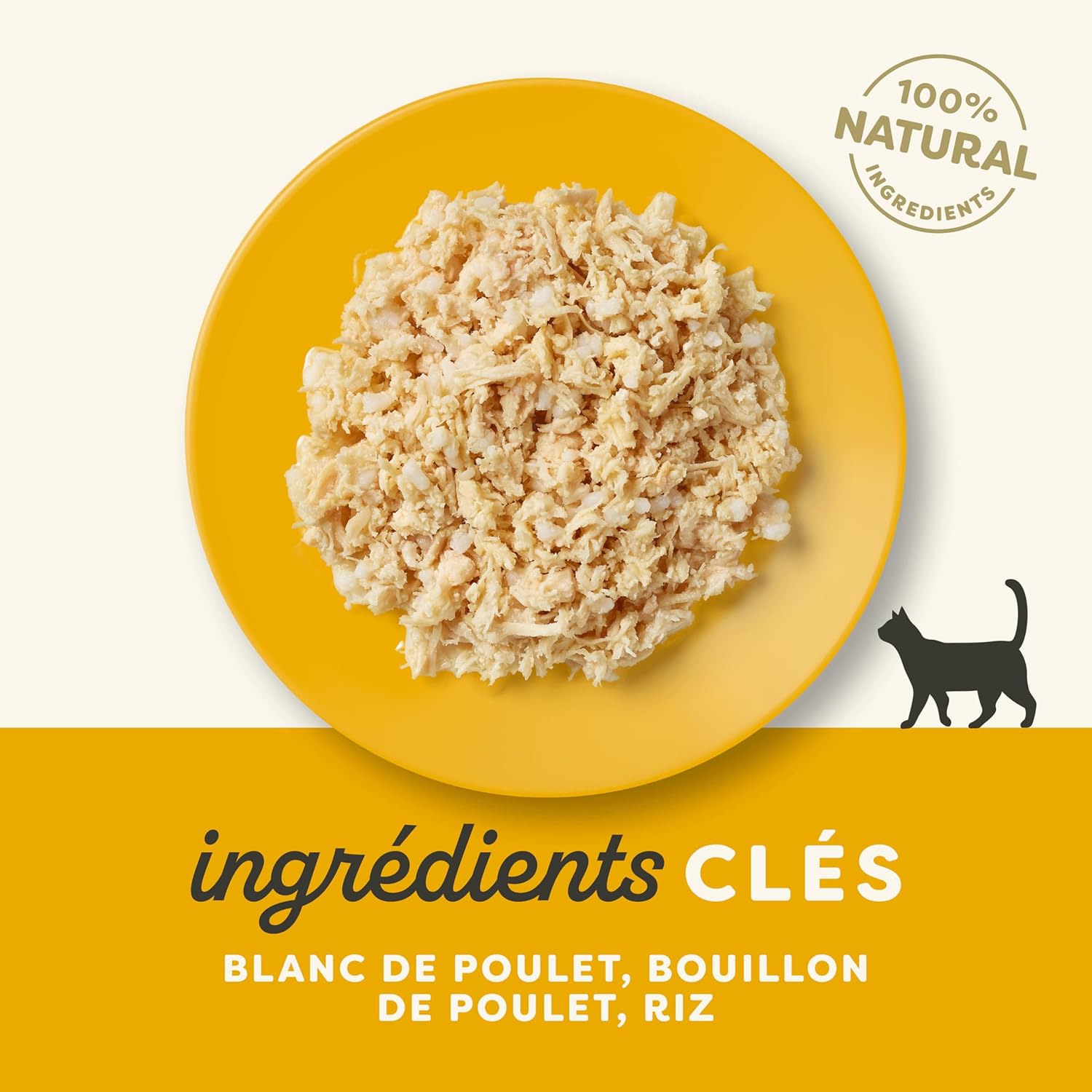 Detalle de Applaws Nourriture Humide 100% Naturelle pour Chat – Poitrine de Poulet en Bouillon, Pack de 12 x 70 g