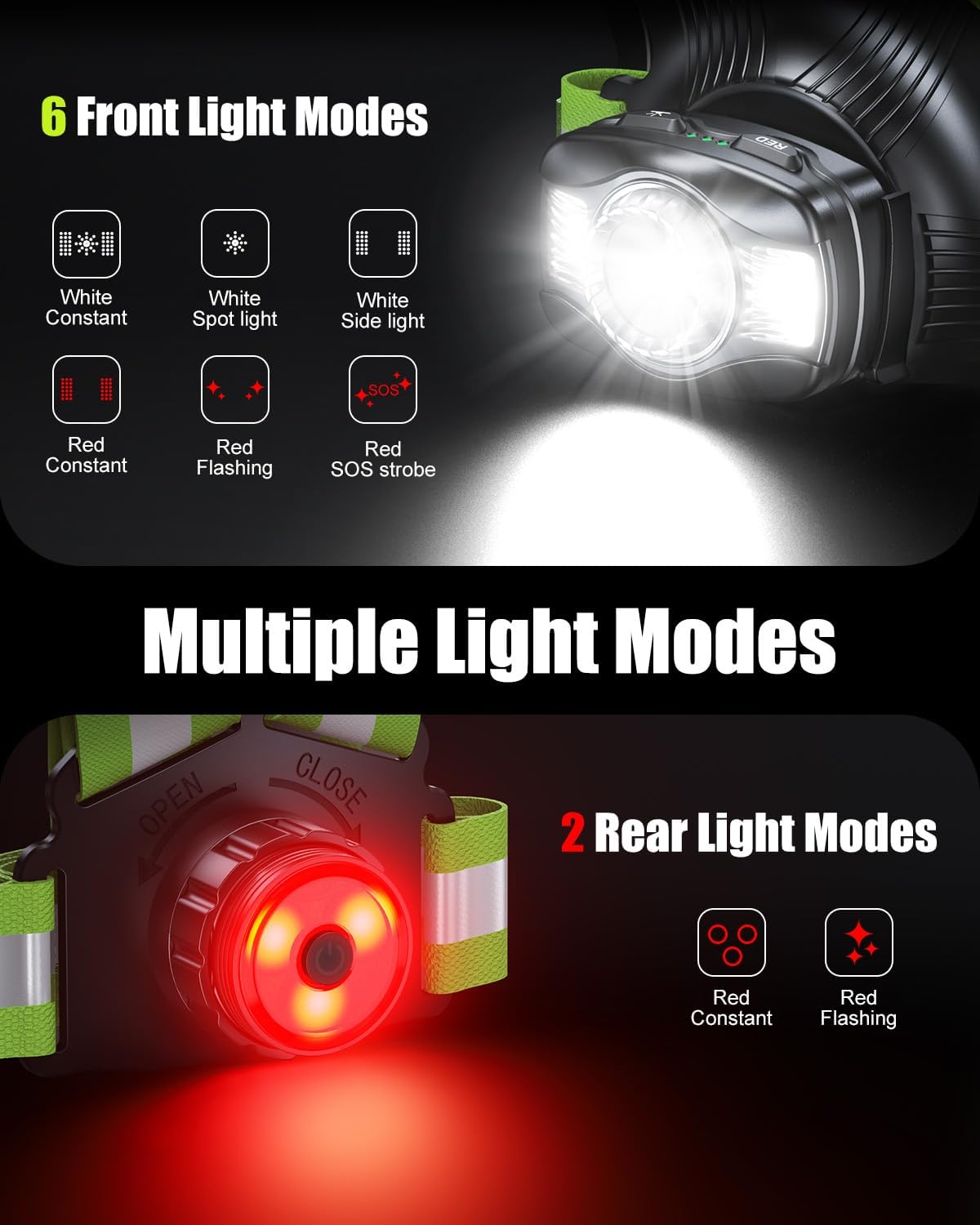 Thumbnail 3 de Babacom Running Lights 500LM chest light with vest