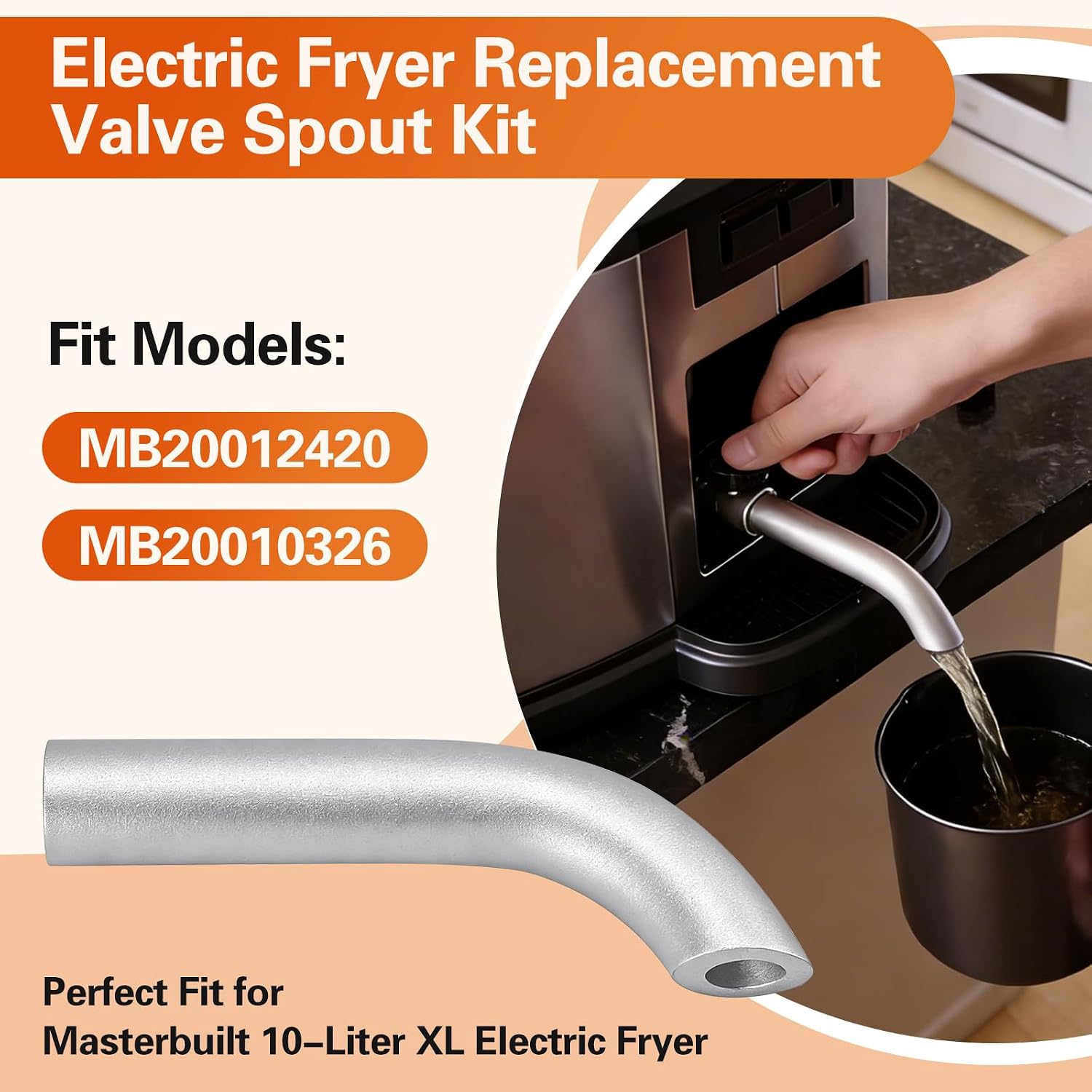 Thumbnail 4 de Valve Spout Kit for Masterbuilt Fryers, Heat-Resistant