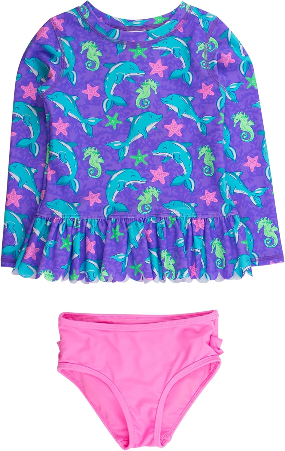 Thumbnail 6 de RuffleButts Rash Guard Bikini UPF 50