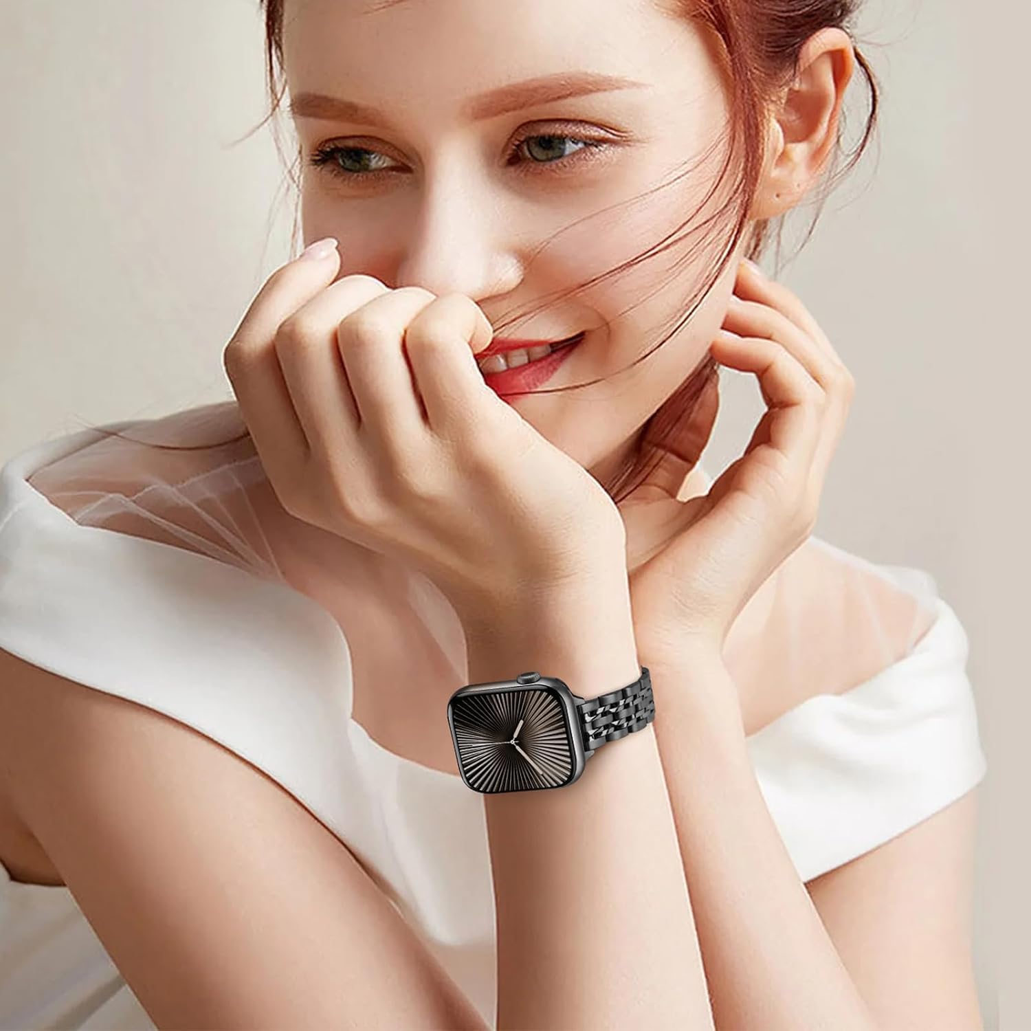 Thumbnail 1 de Anlinser metal Apple Watch strap 14 mm