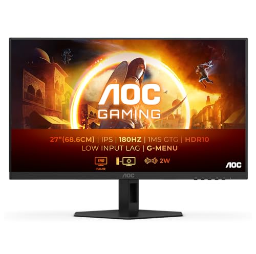 Thumbnail 1 de AOC 27G4XED Gaming Monitor 🎮 27" 180Hz, FreeSync, G-Sync