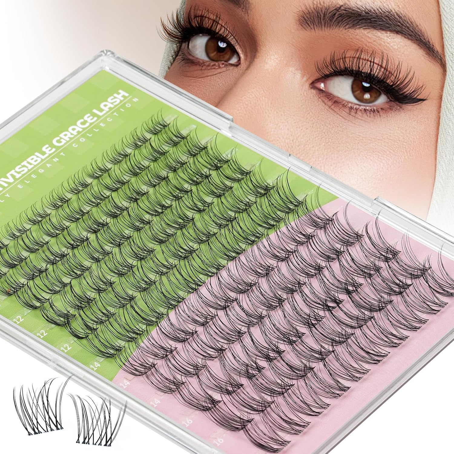 Thumbnail 6 de KEYYOU Angel Lash Clusters Kit Wimpern
