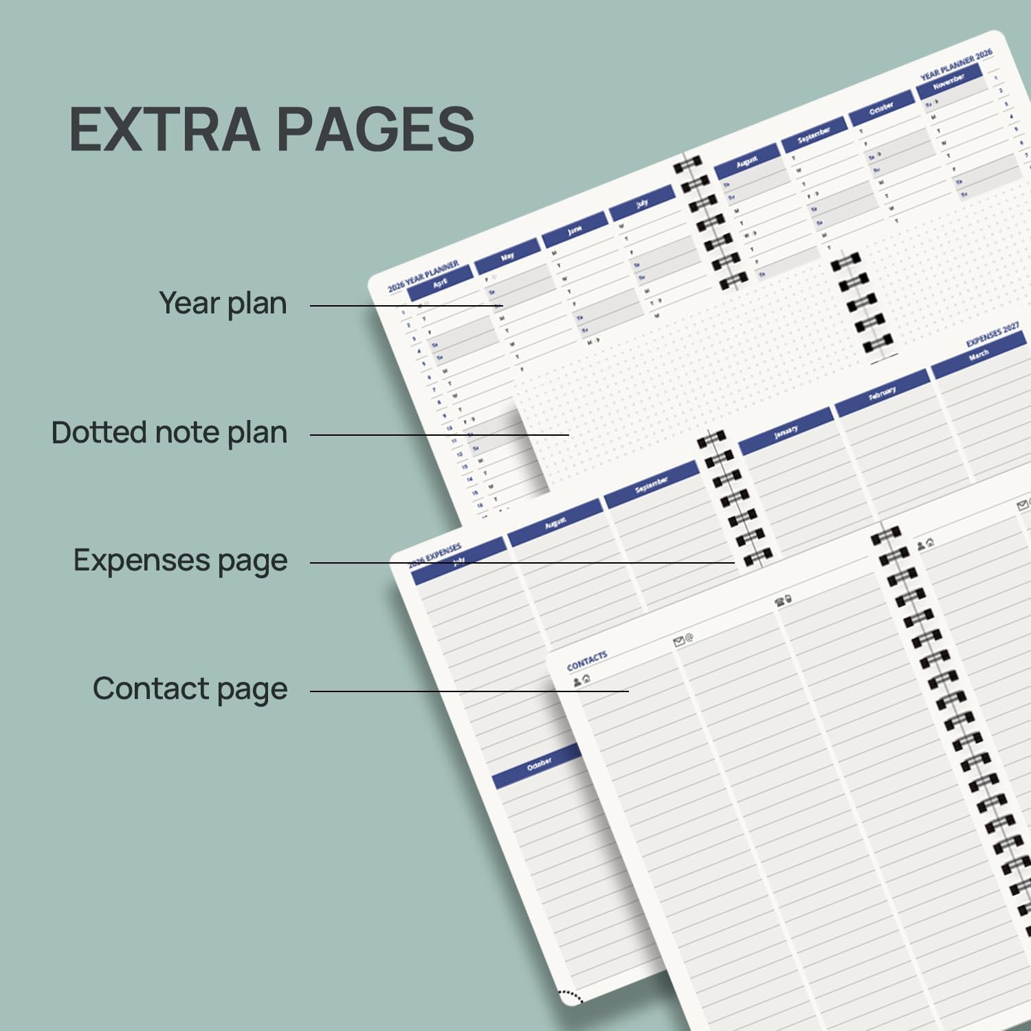 Thumbnail 4 de POPRUN Monthly Planner 8.25" x 11.75