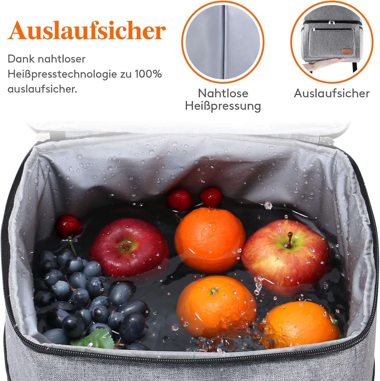 Detalle de Lifewit 21 L Kühltasche 30 Dosen