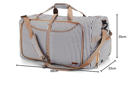Thumbnail 7 de VS VOGSHOW Vogshow bolsa de viaje plegable grande impermeable 80L con compartimento para zapatos