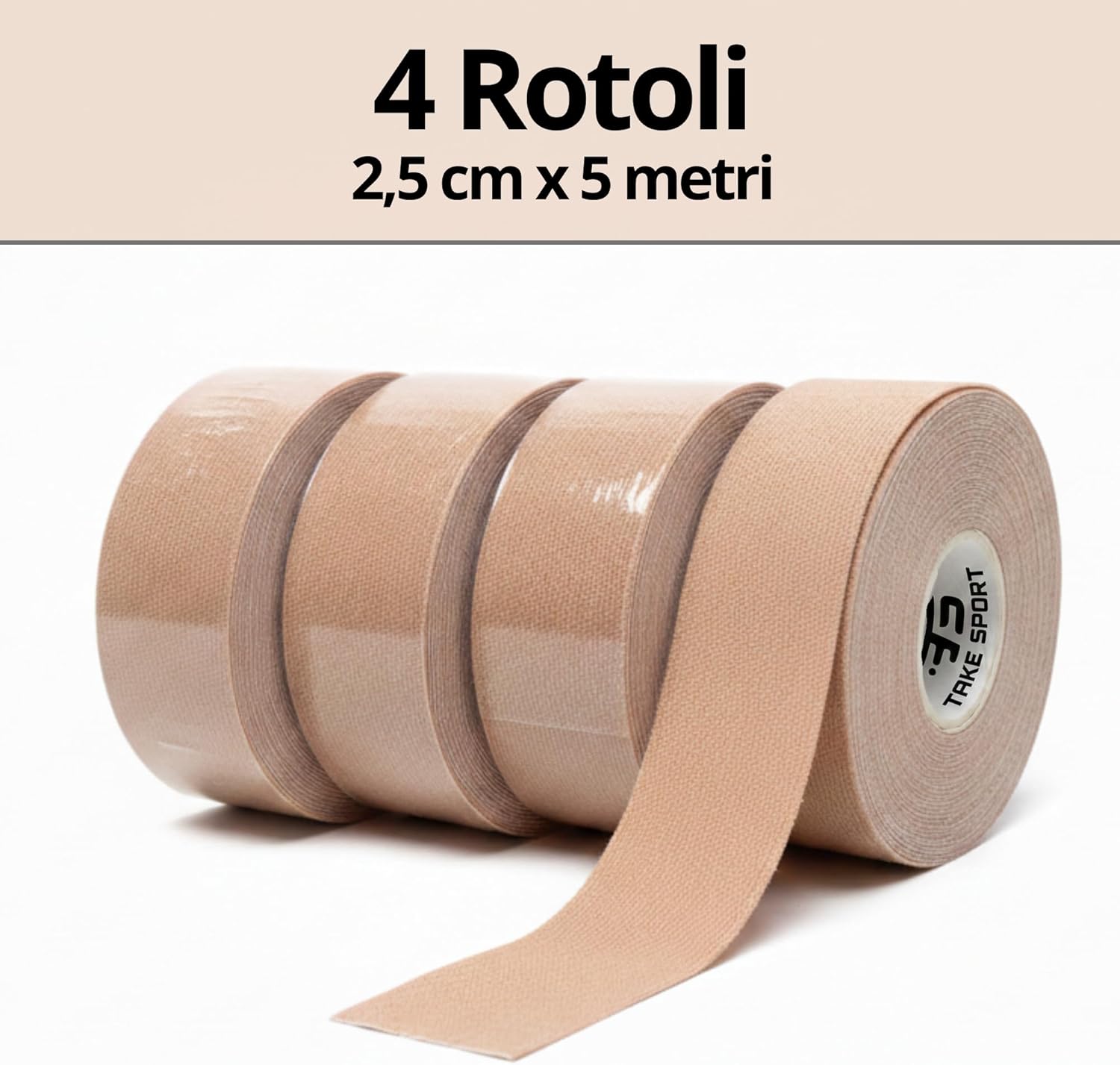 Thumbnail 4 de TAKE SPORT Kinesio Gentle : bande kinésiologique 5 x 5 m pour peaux sensibles