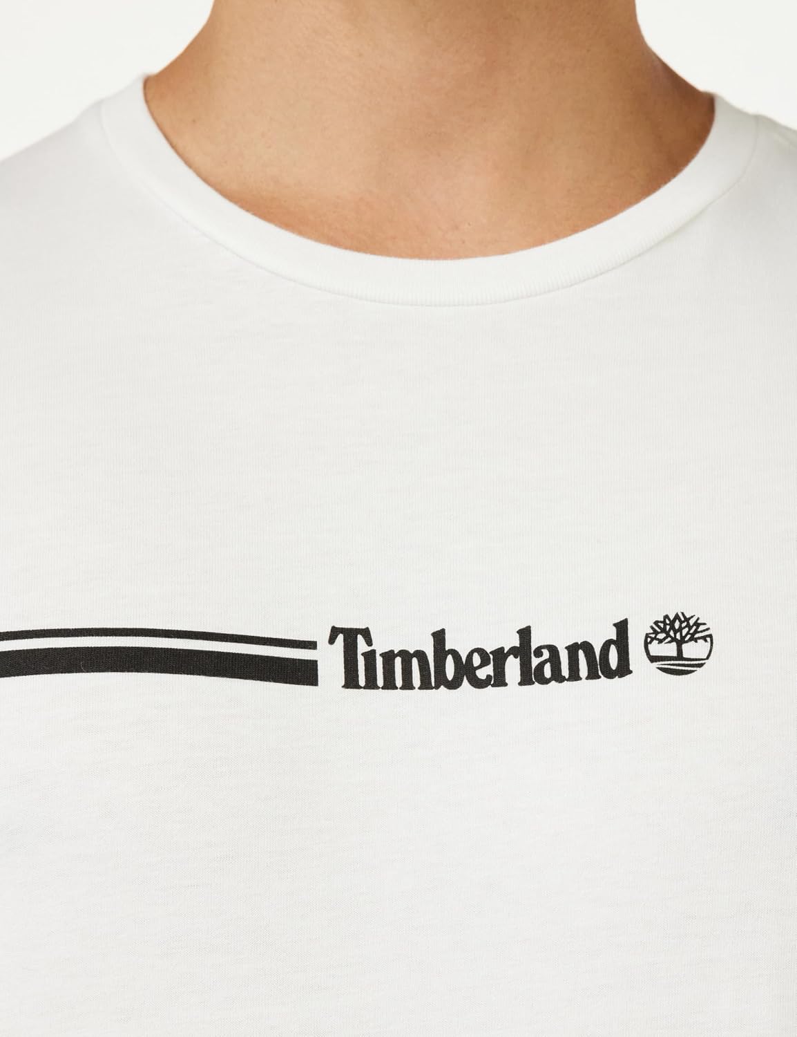 Detalle 2 de Timberland Short Sleeve Tee 3 Tier3 T-Shirt Uomo — Pacco da 1