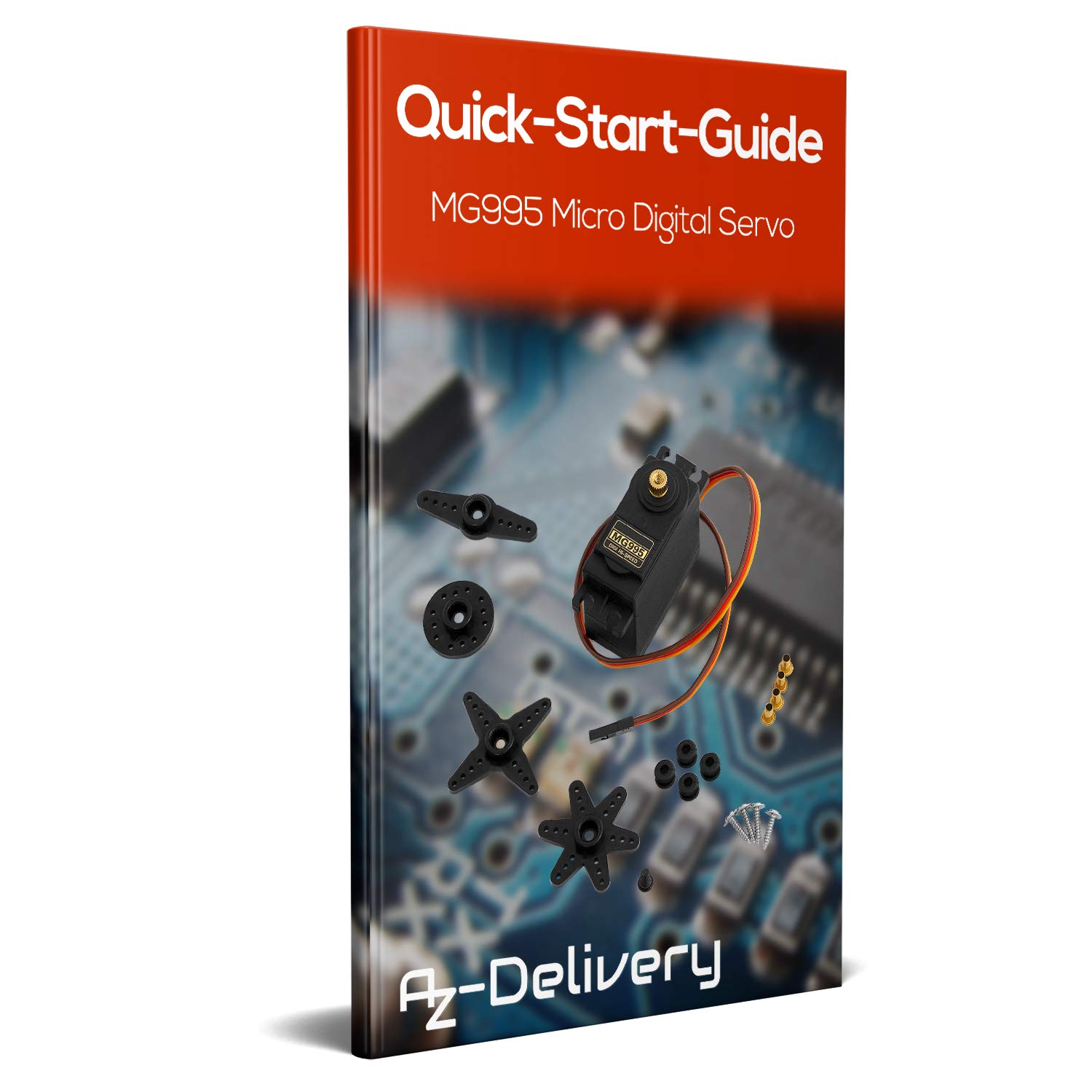 Thumbnail 6 de AZDelivery MG995 micro-servo numérique pour projets RC et robotique, compatible Arduino et Raspberry Pi