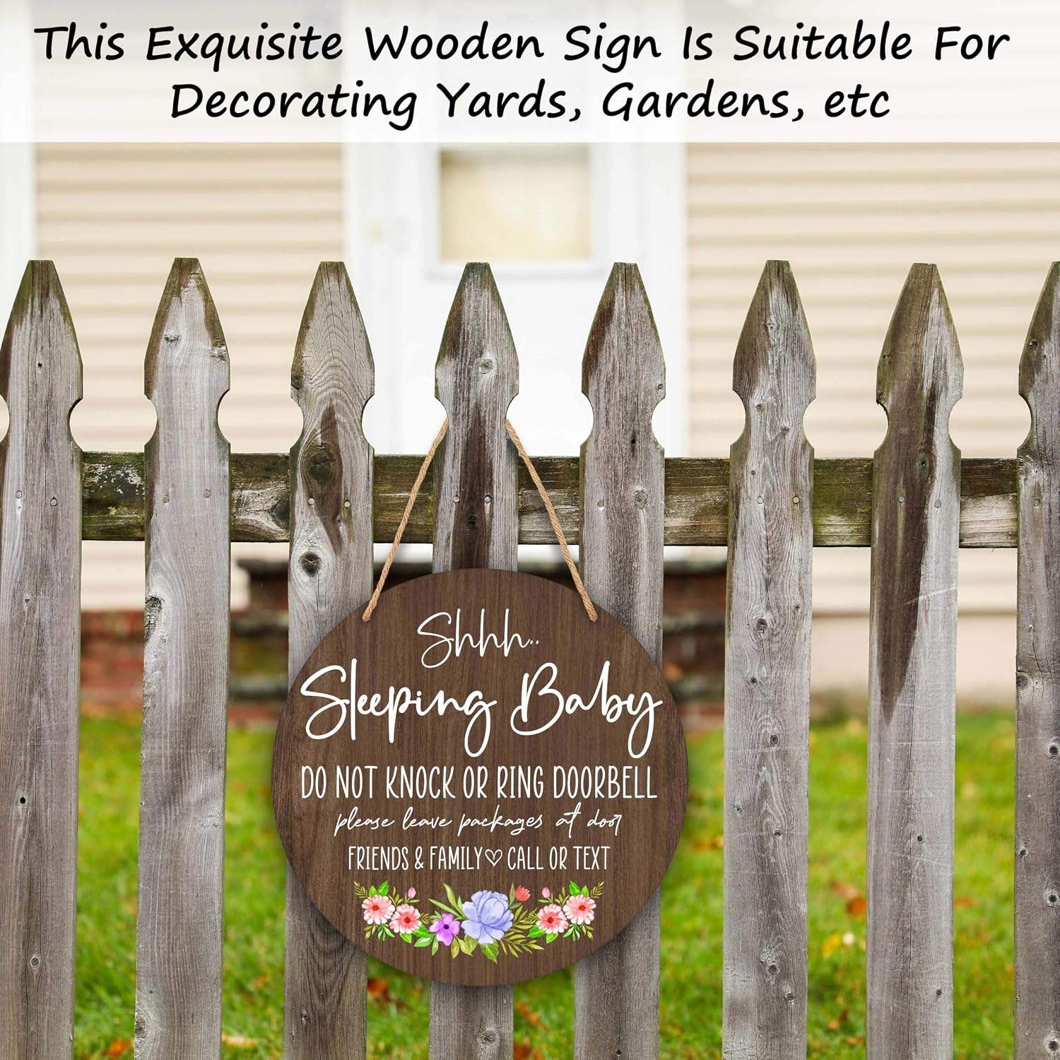 Detalle 1 de Valucise Baby Door Sign, 10 × 10 Inches