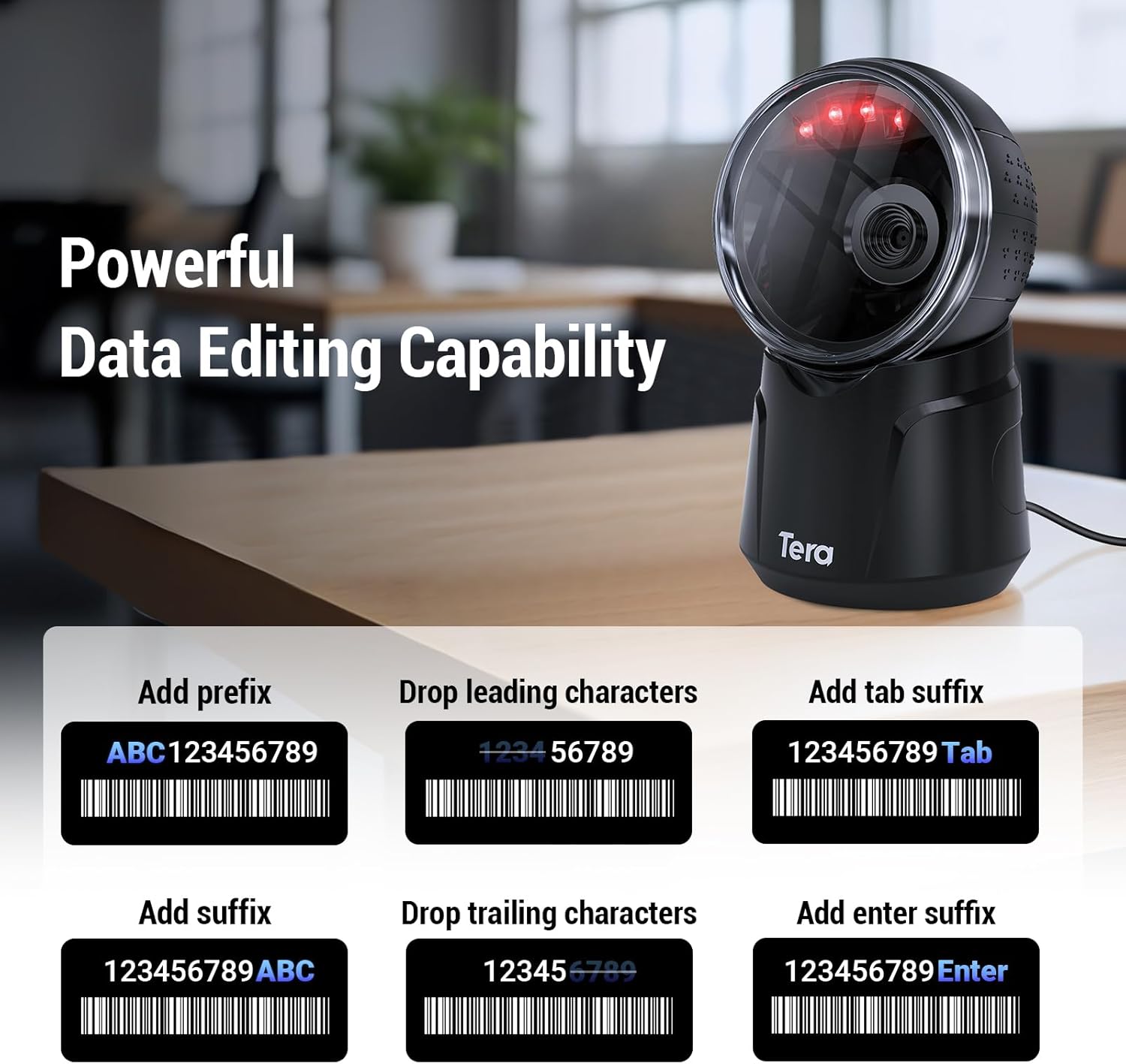 Thumbnail 6 de Tera 9000 Desktop Omnidirectional Barcode Scanner