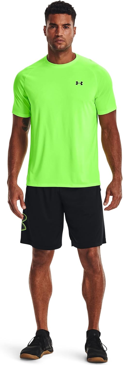 Thumbnail 3 de Under Armour Tech Graphic Short para Hombre, Steel, XXL