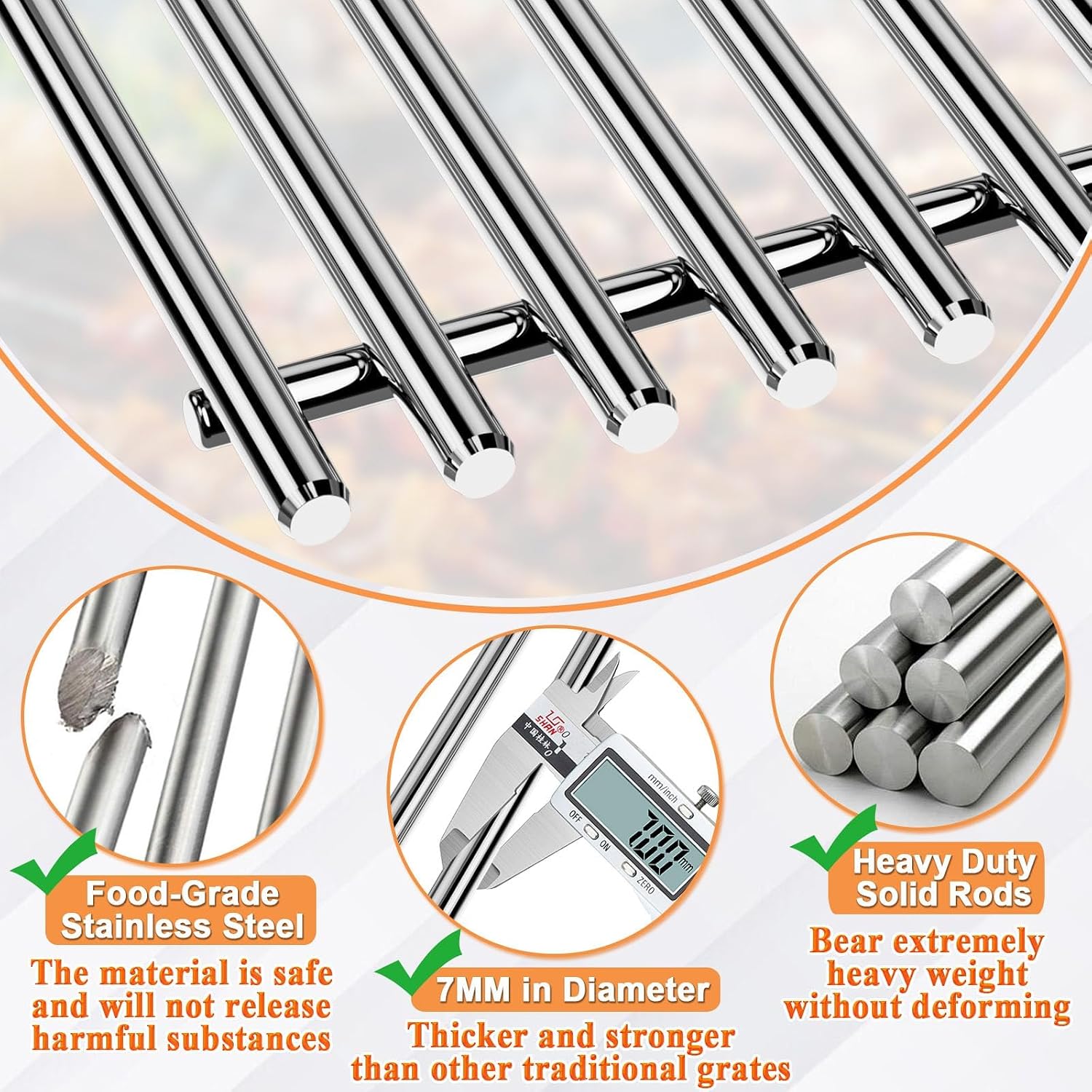 Thumbnail 3 de Genesis II Stainless Steel Grill Grates