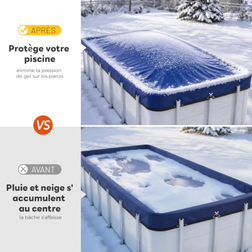 Thumbnail 5 de Biigdan Flotteur Hivernage Piscine 120 x 240 cm — Coussin hivernage robuste pour piscine hors sol