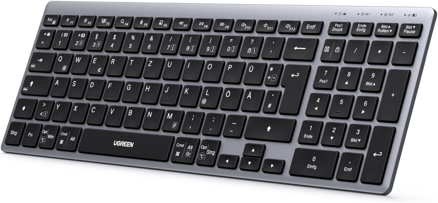 Detalle de UGREEN Bluetooth Tastatur 500 mAh ⌨