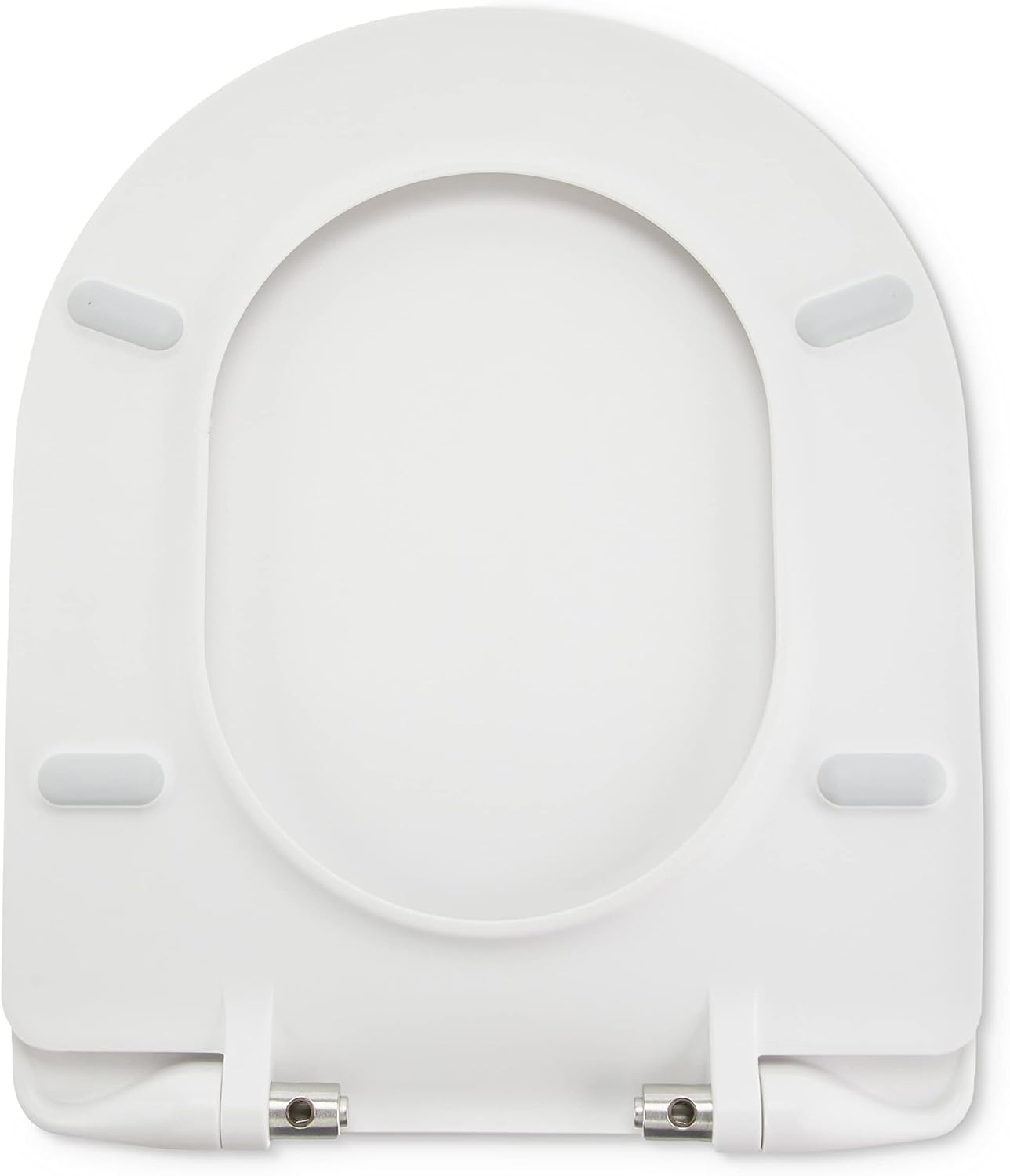 Thumbnail 4 de Amazon Basics D-Shape Urea Toilet Seat with Soft-Close Hinges (Matt Finish) – 36.5 x 43 cm
