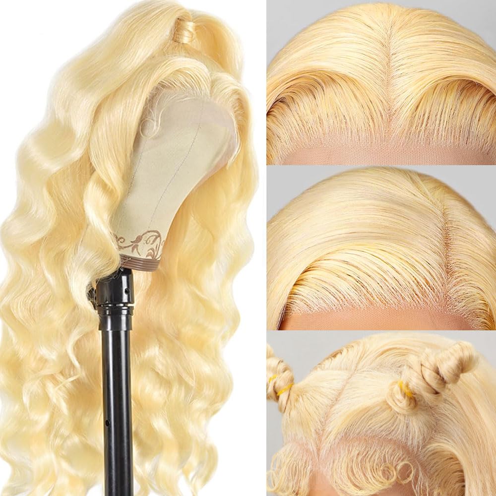 Thumbnail 2 de Kassamo 613 Lace Front Wig (Human Hair, 250 Density, 13x6 HD Lace) Body Wave, Pre-Plucked, 30 Inch