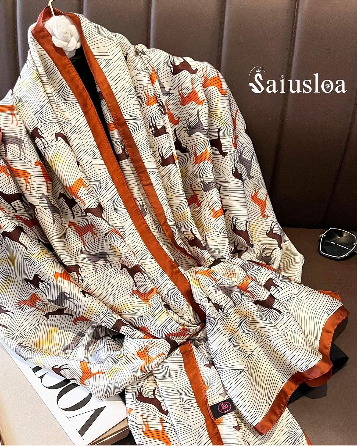 Detalle de Polyester Satin Scarf
