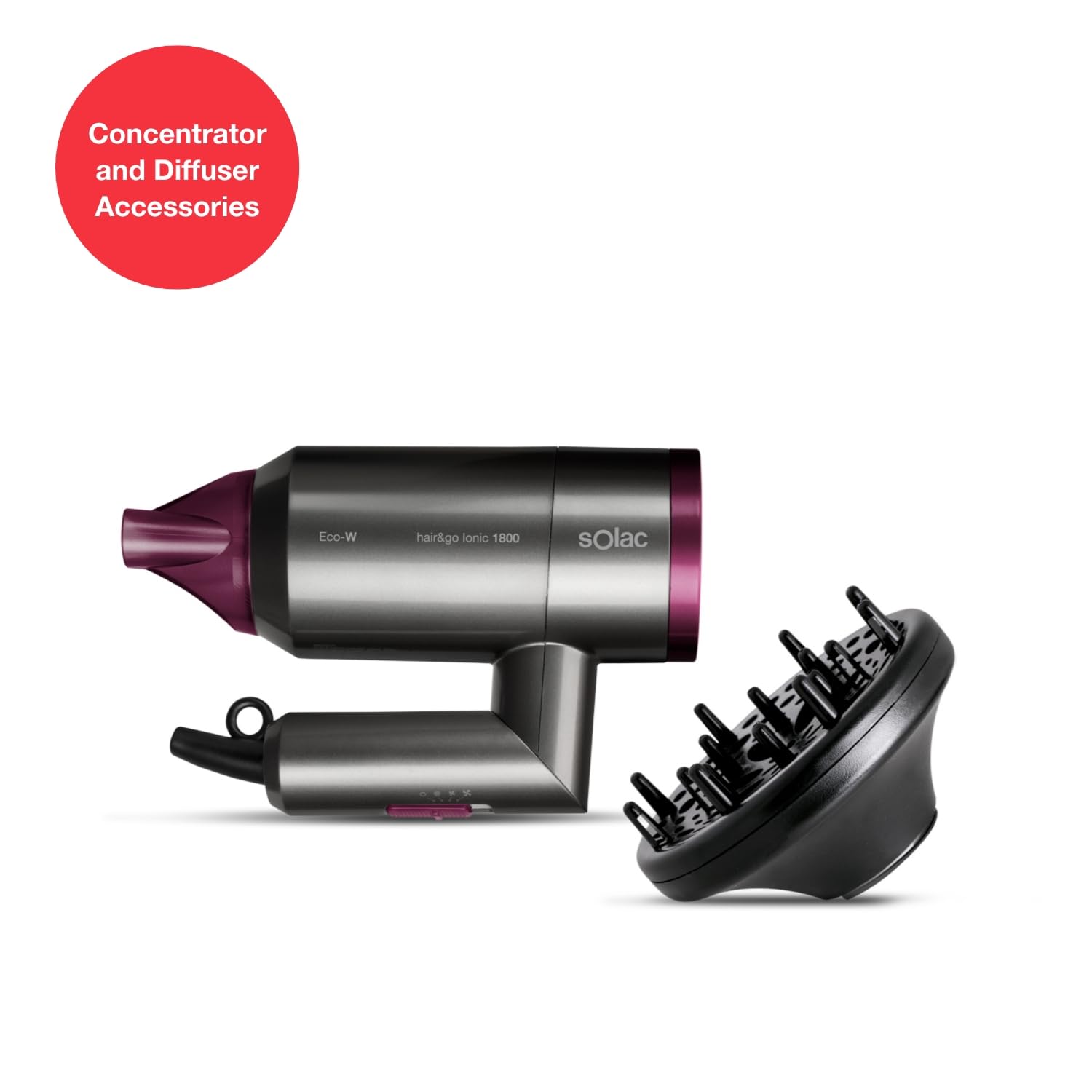 Detalle 2 de Solac Hair & Go Ionic 180 2000 W