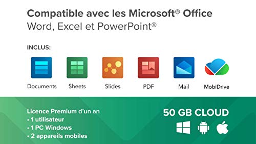 Thumbnail 7 de OfficeSuite Personal – Version complète par MobiSystems (1 an) pour 1 PC Windows et 2 appareils mobiles
