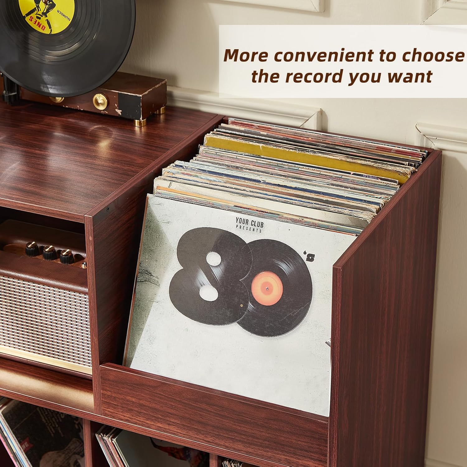 Thumbnail 2 de Large record stand for 300 albums 📀