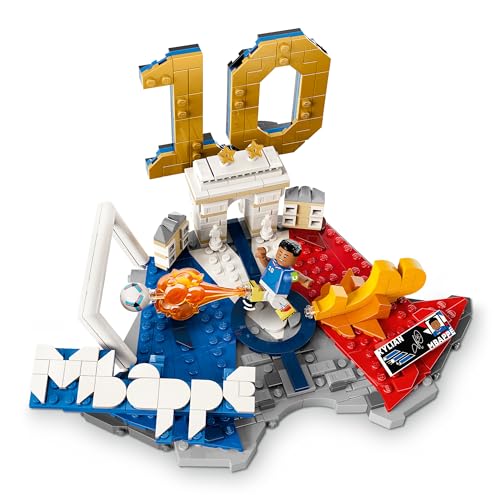 Detalle de LEGO Editions Kylian Mbappé: Fenómenos del Fútbol (43013)