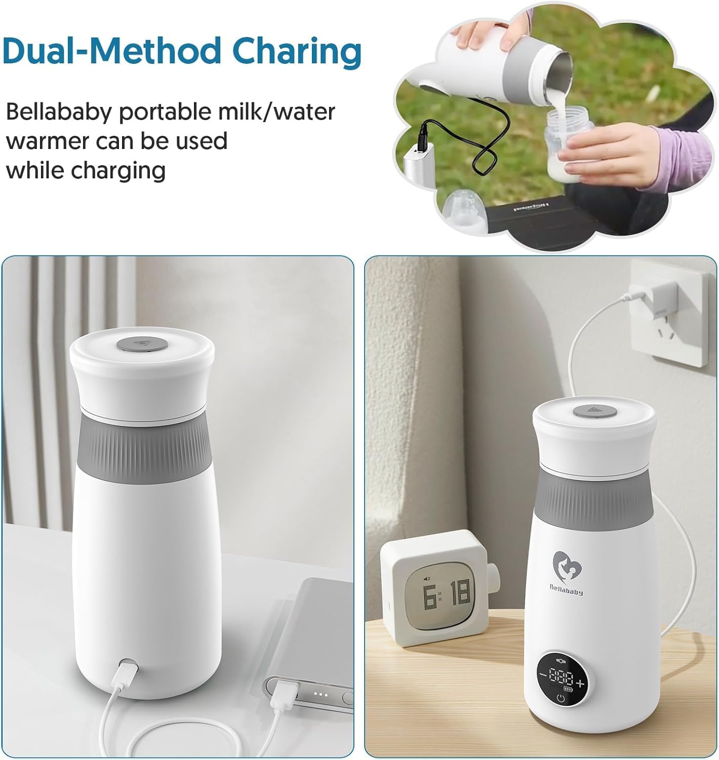 Thumbnail 5 de Bellababy Scaldabiberon Portatile 6-8 ore