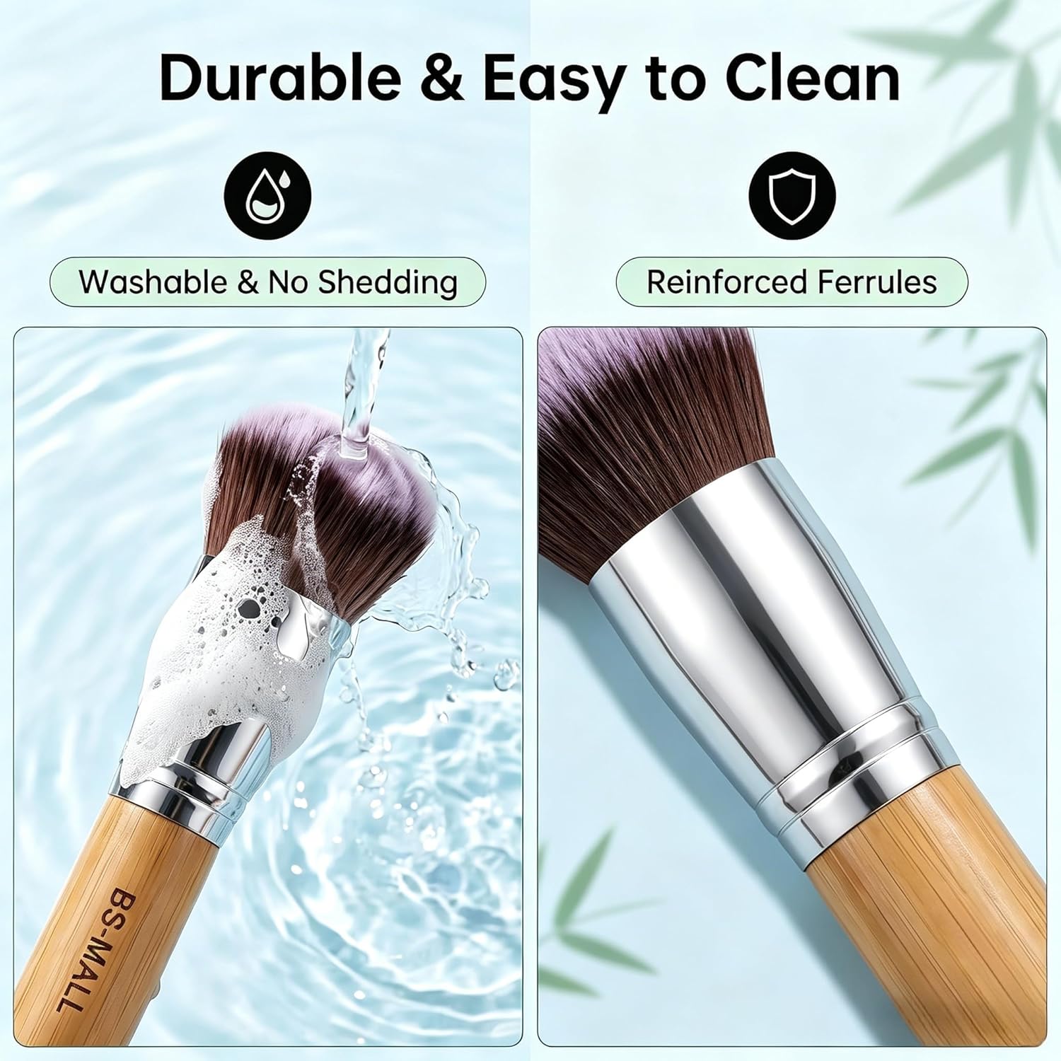 Thumbnail 4 de BS-MALL Bamboo 11 Makeup Brush Set