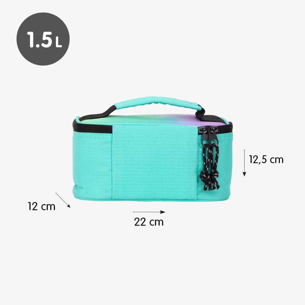 Detalle 2 de MILAN Bolsa isotérmica SUNSET 1,5 l verde