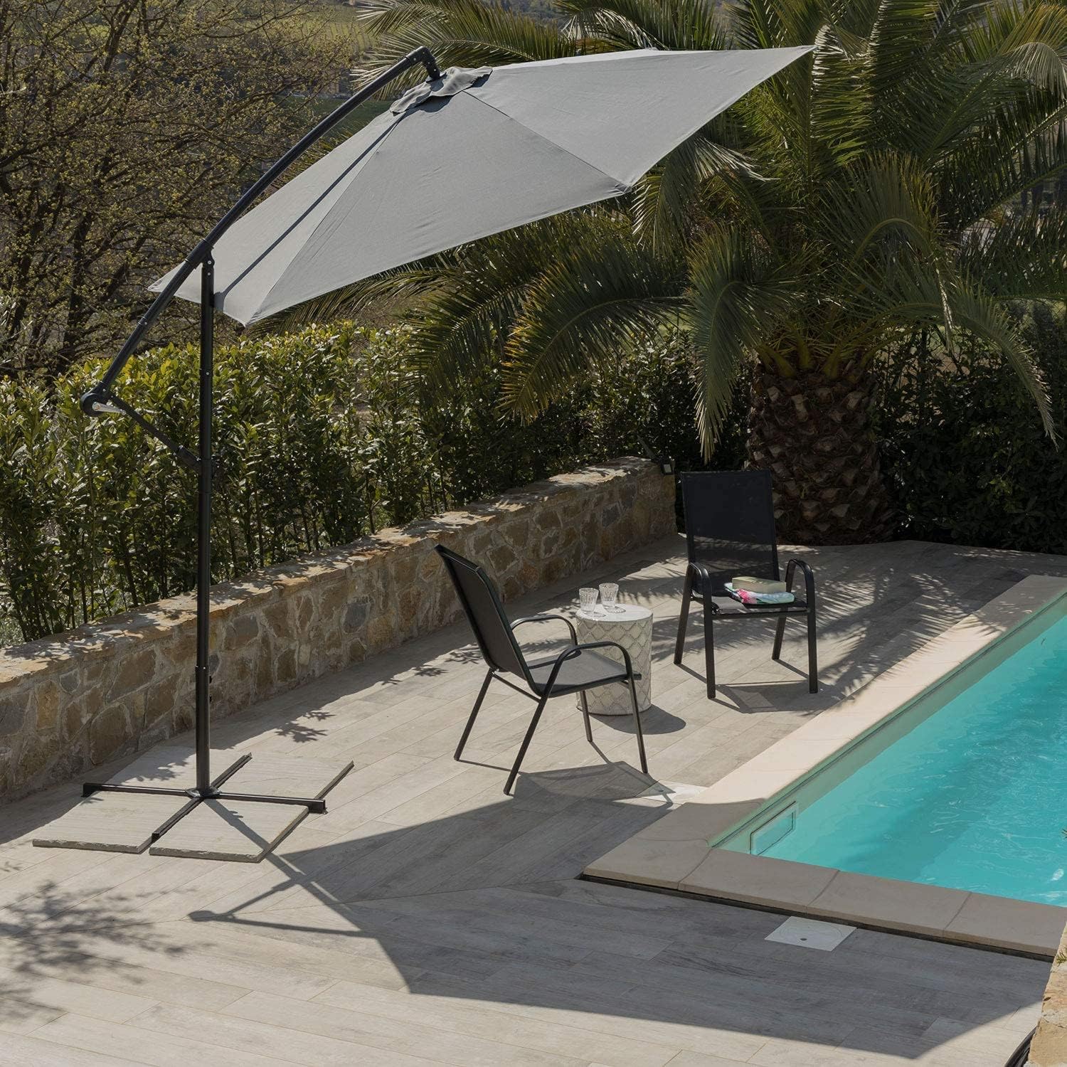 Thumbnail 2 de Baroni Home Ombrellone da Giardino per Terrazzo e Balcone con telo in poliestere
