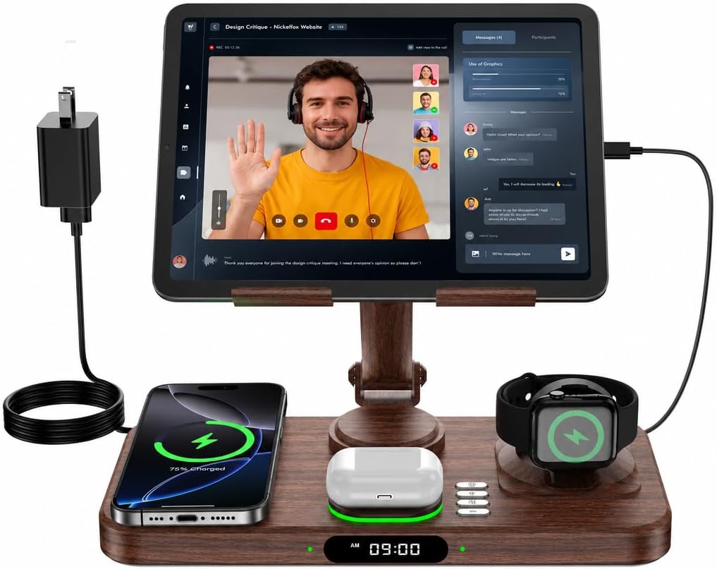 Detalle de Wireless Charging Station, 6-in-1