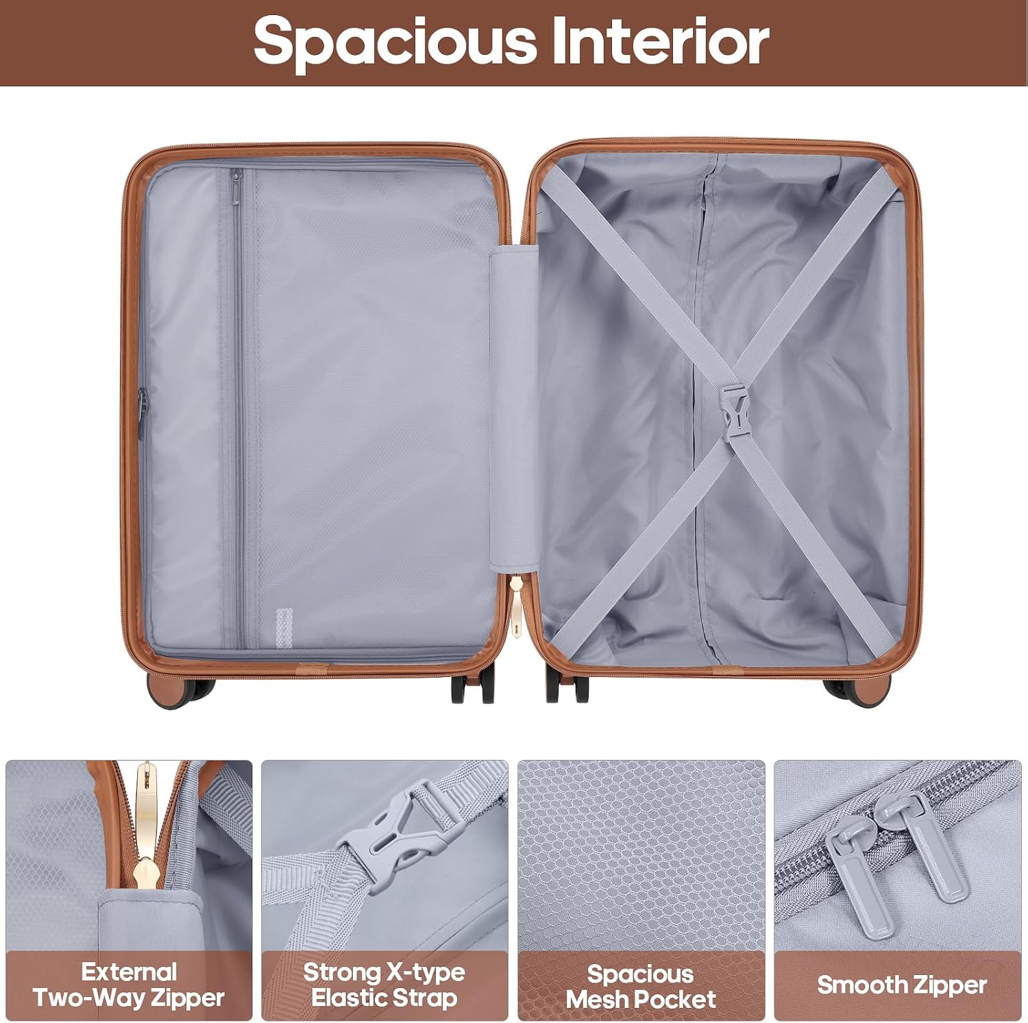 Detalle de 20-Inch Carry-On Luggage Set