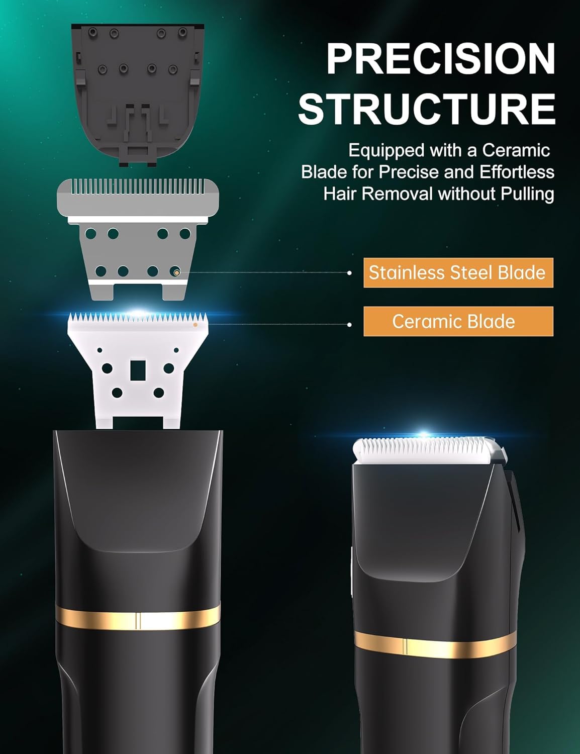 Thumbnail 4 de Body Trimmer Men 3 in 1: Pubic & Ball Trimmer, IPX7 Waterproof, Rechargeable