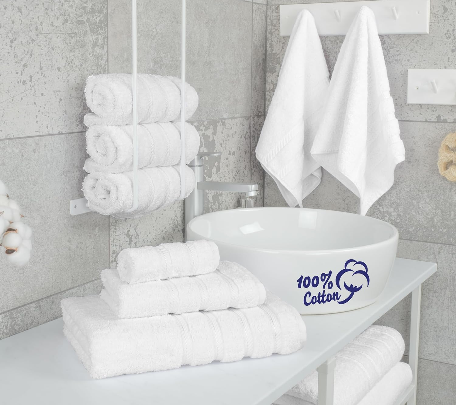 Detalle 2 de American Soft Linen 6-Piece Towel Set