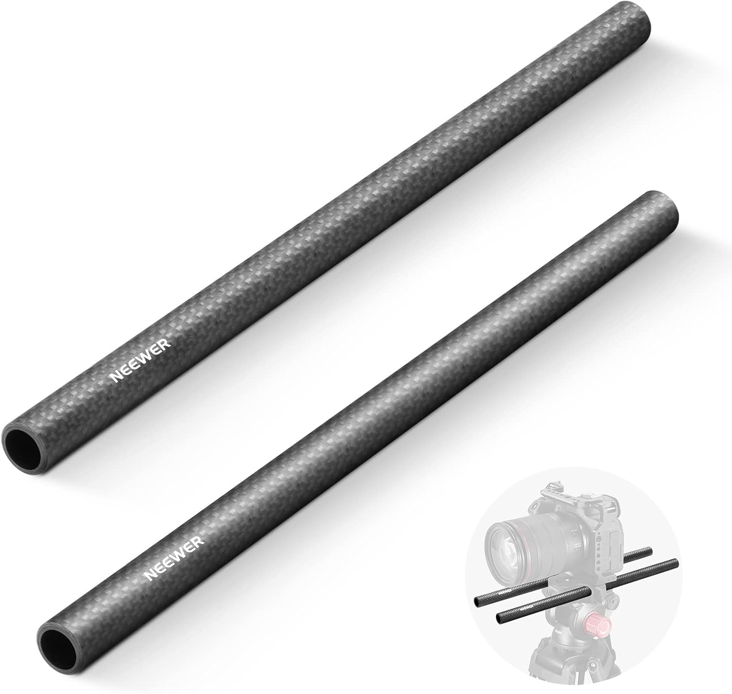 Imagen de NEEWER 15 mm Carbon Fibre Extension Rods 30 cm en OfertitasTOP