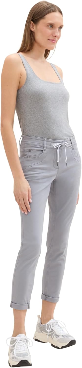 Thumbnail 3 de TOM TAILOR Damen Tapered Relaxed Hose mit Kordelzug – Bequeme Alltagsoption