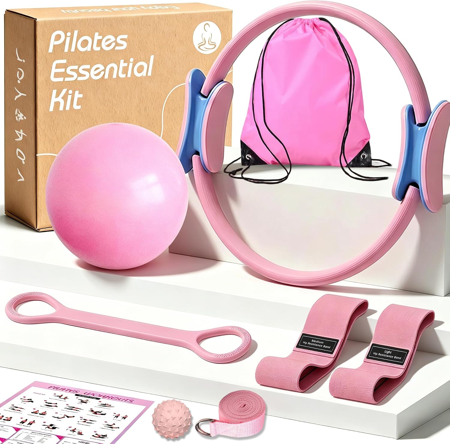 Detalle de Pilates ring set with 12-inch ring