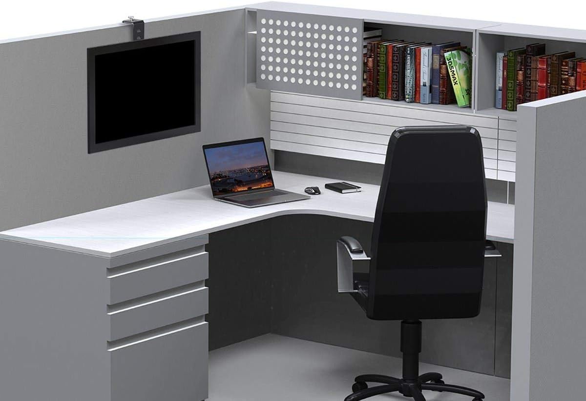 Detalle 2 de Monoprice Cubicle Monitor Mount, Steel