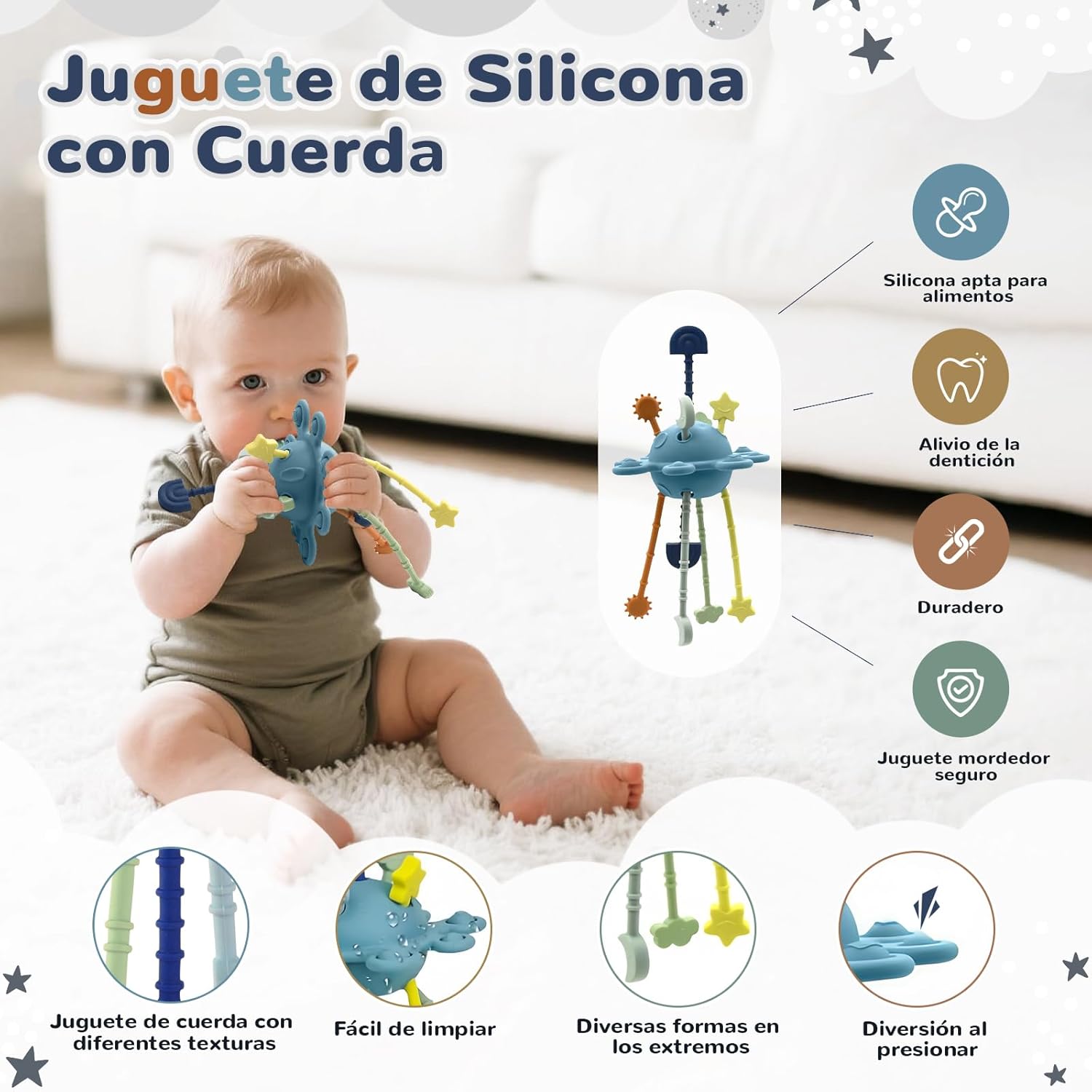 Thumbnail 5 de Juguetes Montessori 5 en 1 para bebés 6-12 meses