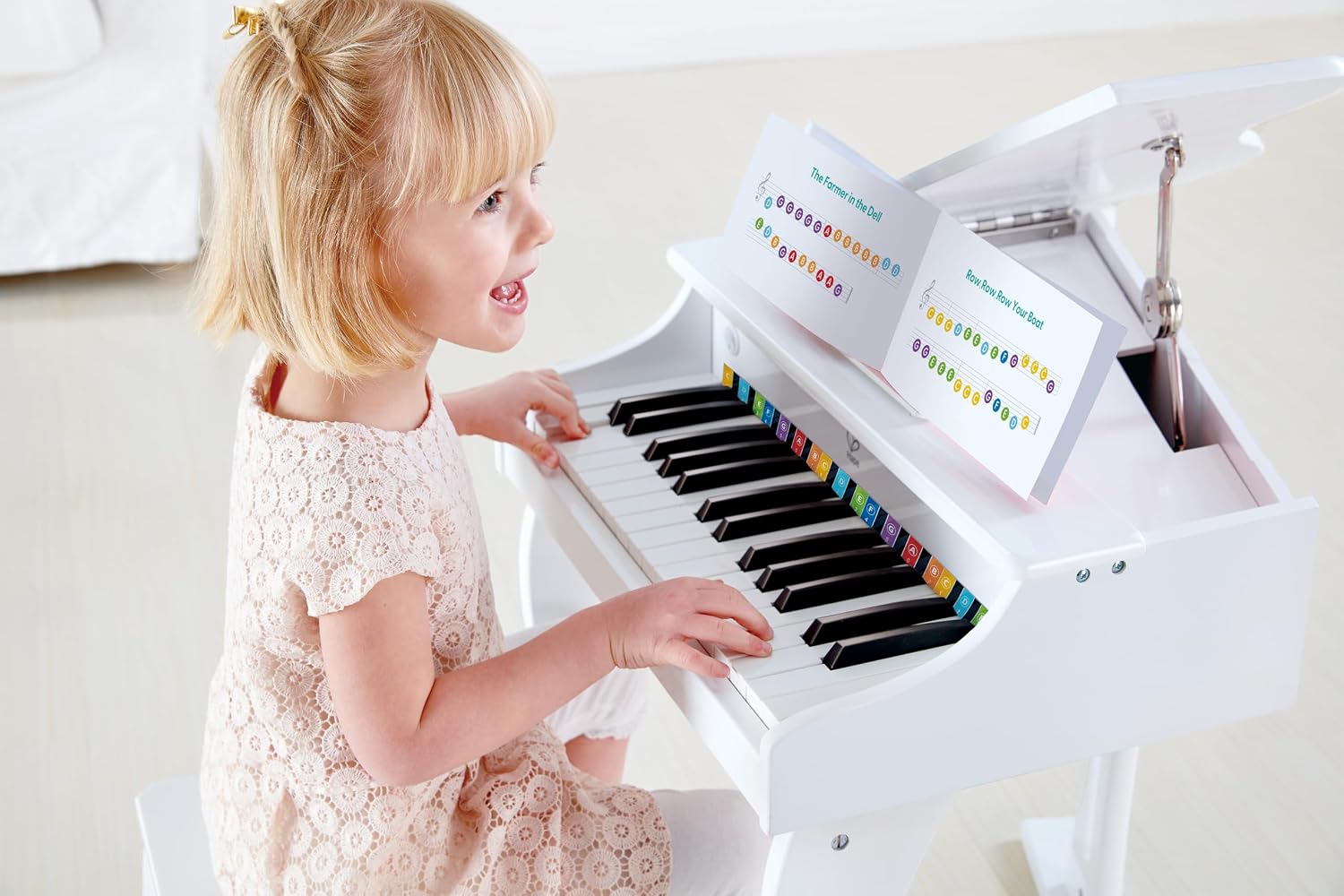 Thumbnail 6 de Hape Piano à queue 30 touches Blanc 🎹