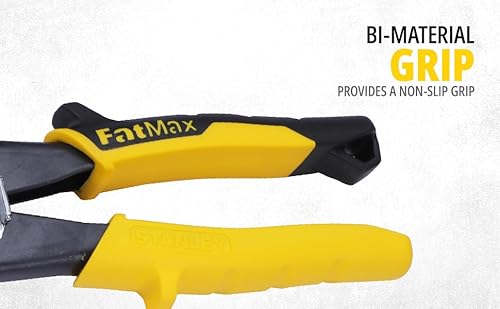 Thumbnail 9 de STANLEY FATMAX 2-14-563: tijera de chapa de corte recto con precisión para aluminio, PVC y mallas