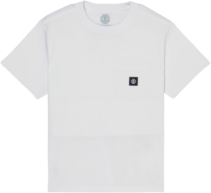 Detalle 2 de Element Icon Label Pocket Y T-Shirt Garçon (Lot de 1) – coton biologique avec poche logo