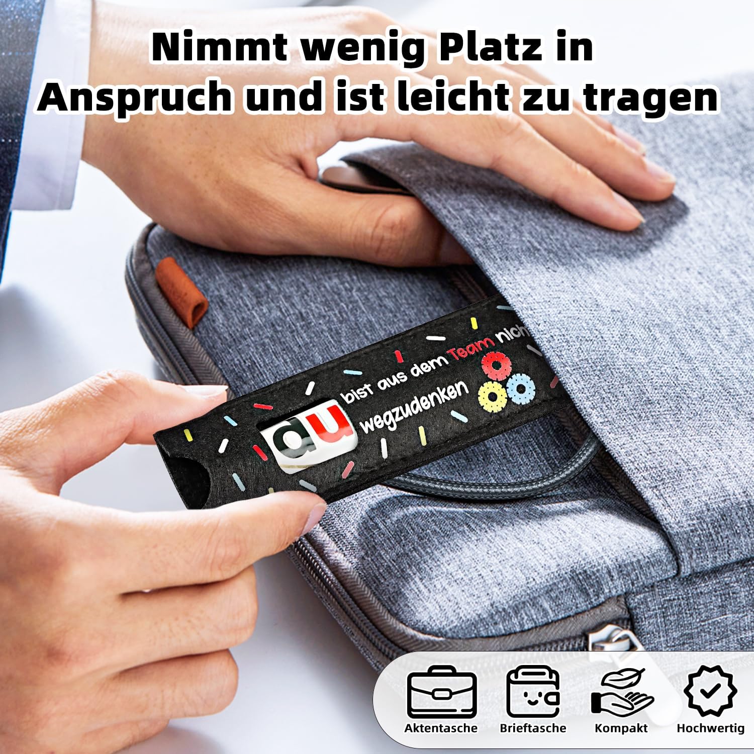 Thumbnail 3 de Giftota 6er-Set Teamgeschenke: Filzhülle für Duplo-Geschenke (Ohne Schokolade)