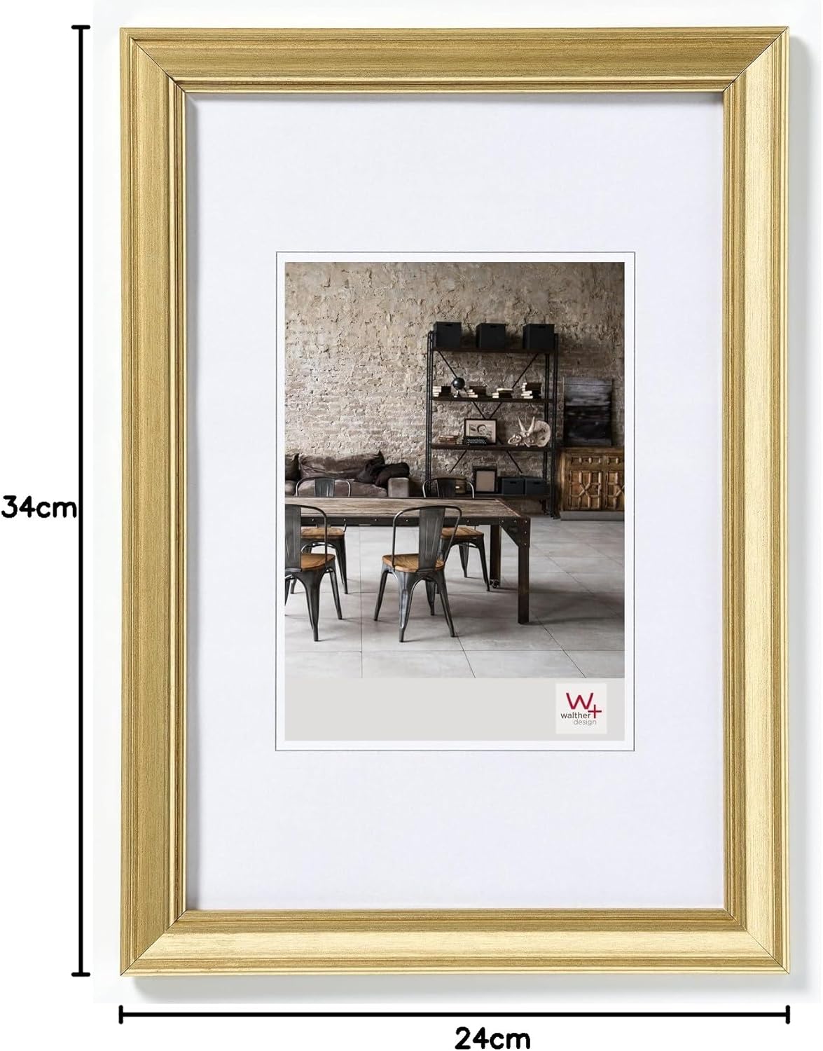 Detalle 2 de Walther Design Cadre Photo Or 20 x 30 cm Lounge Design Cadre JA030G