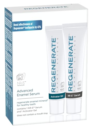 Regenerate Enamel Science Advanced Serum NR-5 e Gel Attivatore: trattamento mensile per denti bianchi e smalto protetto