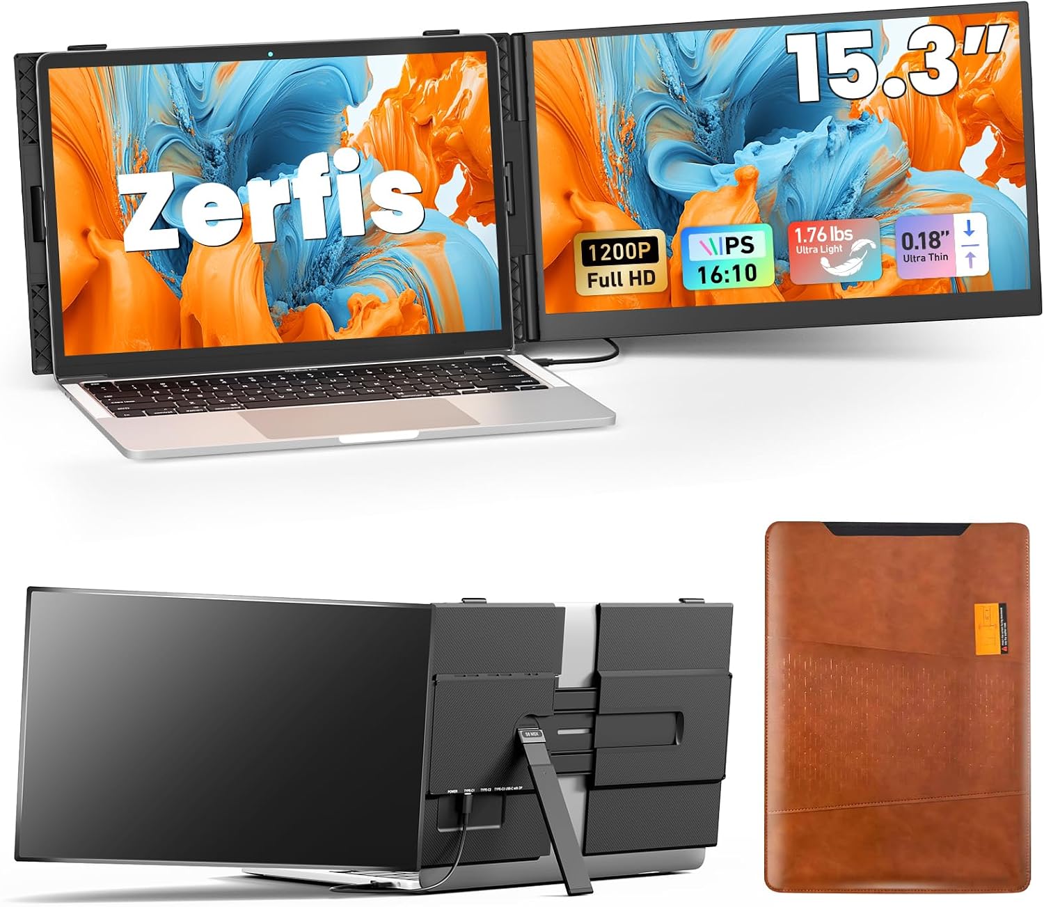 Detalle de Zerfis 14" FHD Screen Extender ⚙
