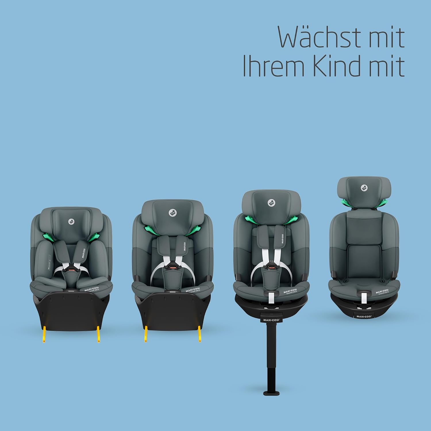 Thumbnail 6 de Maxi‑Cosi Emerald 360 S i‑Size Kindersitz 0–12 Jahre ⛑