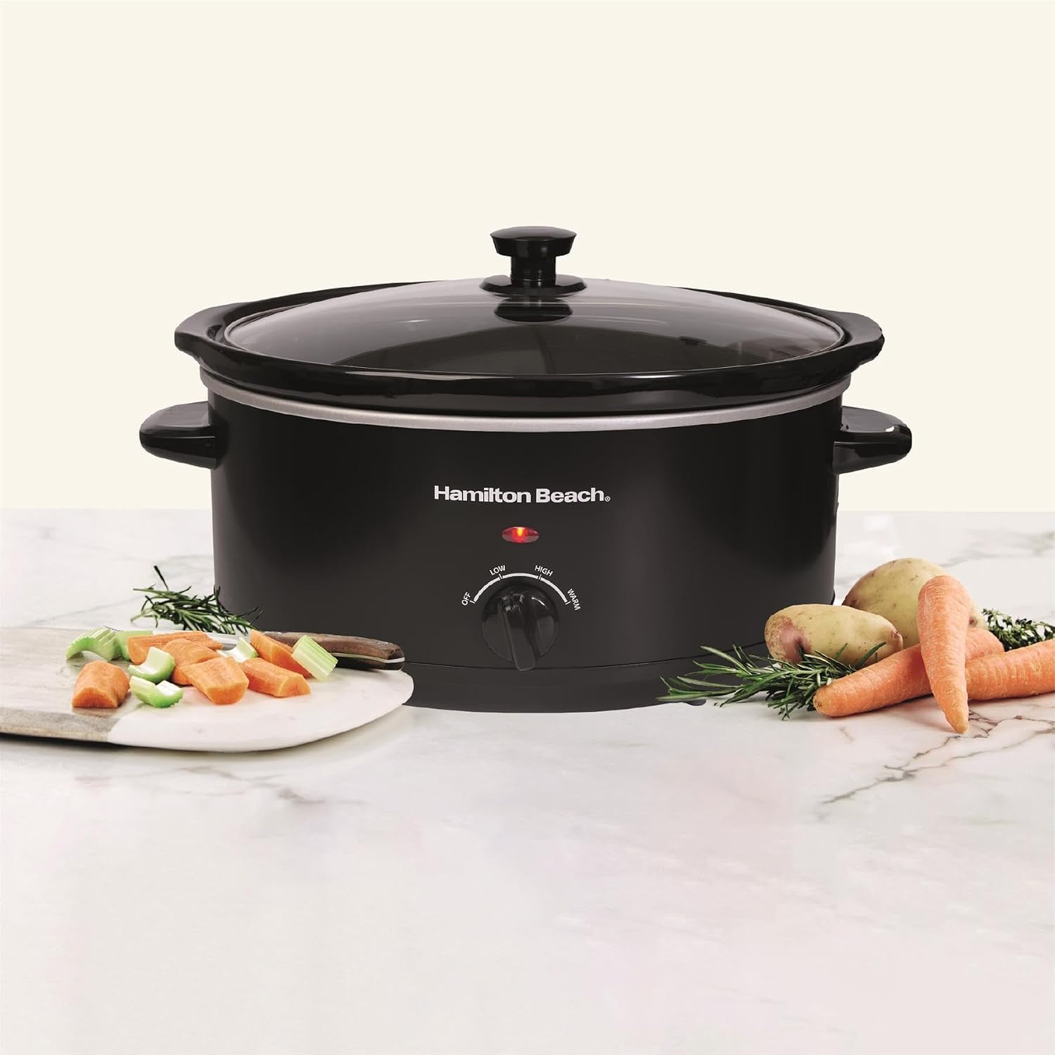 Detalle de Hamilton Beach 6.5L Family Favourite Slow Cooker HBSC070B