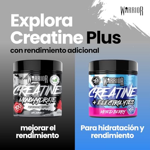 Thumbnail 7 de Warrior Creatina + Electrolitos Polvo 360 g – Mix de Frutos del Bosque